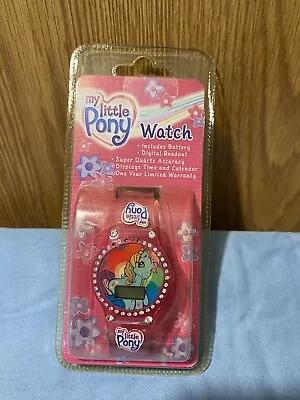 Vtg 2003 My Little Pony Watch Hasbro Collectible Digital Pink Watch Rare (New) • $14.99