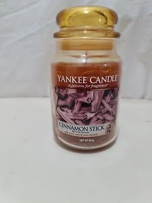 Yankee Candle SCENT  CINNAMON STICK   Large Jar 623g BRAND NEW • £21.49