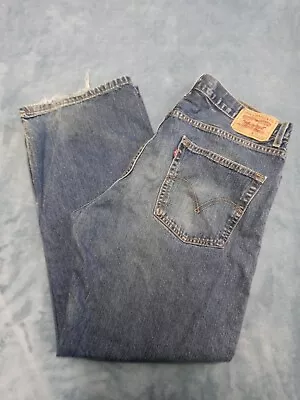 Levi Blue Jeans 569 36x30 Loose Straight • $14