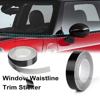 2cm*10M Car Window Trim Vinyl Film Door Waistline DIY Sticker For Mini Cooper • $8.73