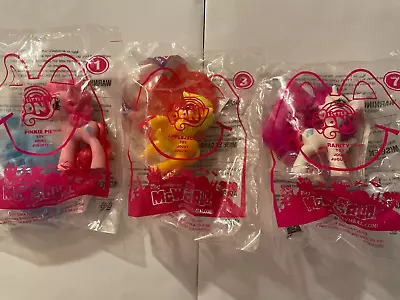 Lot Of 3 Mcdonald's 2011 My Little Pony Toys Sealed In Original Packages • $8.99