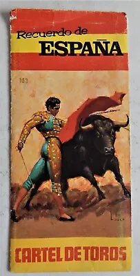 Vintage Bullfight Poster Plaza Toros Spain El Cordobes El Viti Marquez #153 • $29.95