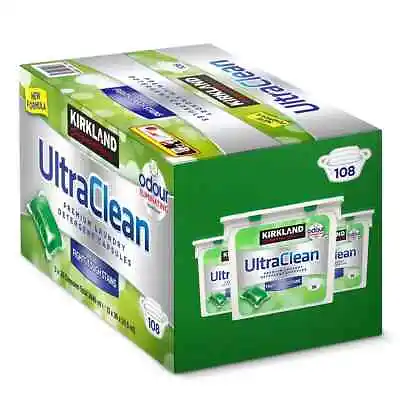 Kirkland Ultra Clean Tablets Wash Premium Laundry Detergent Capsules Family Pack • £22.49