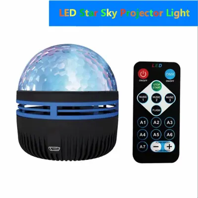$9.99 • Buy LED Night Light Projector Snowflakes Moon Star Sky Party Baby Kids Room Lamp AU