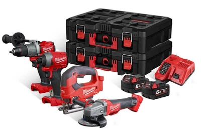£729.99 • Buy Milwaukee M18FPP4K2-502P 4pc 18v Tool Set