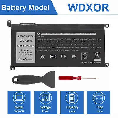 Battery WDX0R For Dell Inspiron 13 5368 5378 5379 7368 7378 14 7460 P69G001 NEW • $44.99