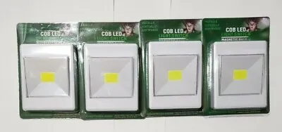 Cordless COB LED Night Light Switch Battery Powered Closet Wall Emergency - 4/8 • $9.99