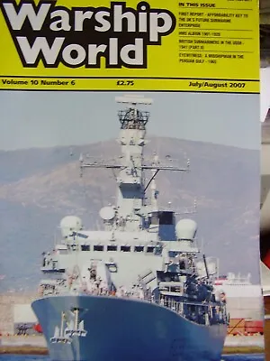 Warship World Magazine 2007  July / Aug Hms Albion Nimitz Bonhomme Richard  • £0.99