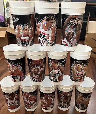 1992 USA Olympic Basketball Dream Team McDonald's Collector Cups Complete Set 12 • $50