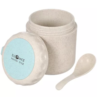  Airtight Cup Soup Milk Bowls With Handles Lids Vacuum Flask • £12.69