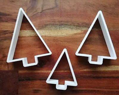 Triangle Tree Cookie Cutter Biscuit Dough Pastry Fondant Christmas Xmas XM150-52 • £10.99
