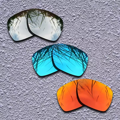 Silver&Blue&Fire Red Replacement Lenses For-Oakley Deviation Polarized • $20.99