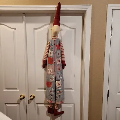 Maileg Danish Pixie Advent Calendar Doll Boy Approx 60  Tall Rare Christmas  • $295