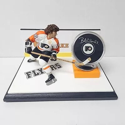 Bobby Clarke Philadelphia Flyers Custom Display With Figure & Signed Puck COA • $104.50