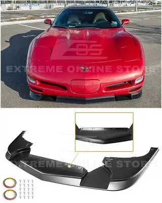 EOS ZR1 Style Front Bumper Lip Spoiler ABS Splitter For Corvette C5 97-04 • $279.98