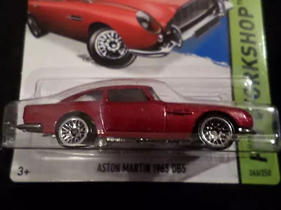 Hw Hot Wheels 2015 Hw Workshop #245/250 1963 Aston Martin Dbs Hotwheels Red Vhtf • $1