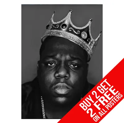 £8.99 • Buy Biggie Smalls Notorious B.i.g Poster A4 A3 Size Bb1 Print - Buy 2 Get Any 2 Free