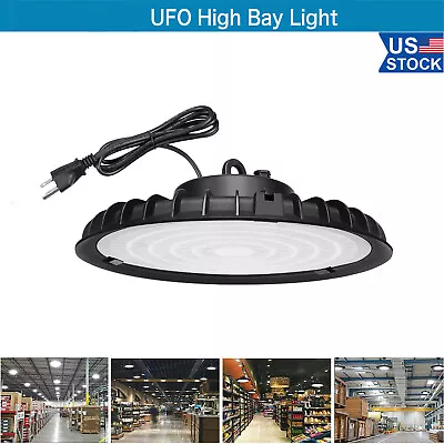 100W UFO LED High Bay Light 100Watt Work GYM Warehouse Industrial Workshop Light • $15.19