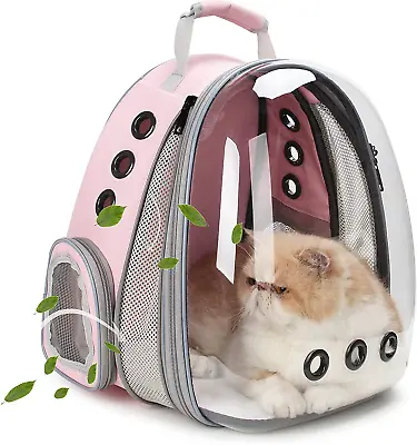 Lollimeow Bubble Expandable Cat Backpack Pet Travel Carrier • $44.99