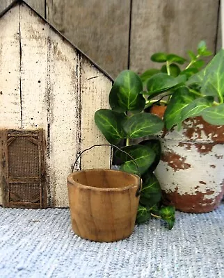 Early Antique Peasware Wood Pail Bucket Salesman Sample Size • $48