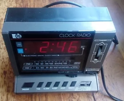  Vintage  Pye Clock/radio Model No. Ecr23. • $49.95