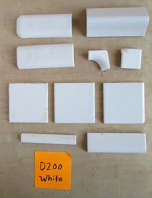 $20 • Buy Discontinued Vintage Daltile Dal Tile Dura Crystal Glaze White Antique Almond