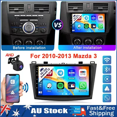 9  For Mazda 3 2010-2013 Android 13 Carplay Car Stereo Radio Head Unit Gps 2+32g • $189.04