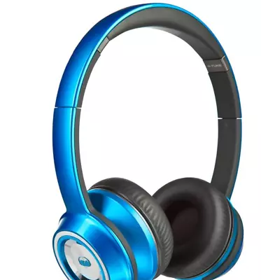 Monster By Dr. Dre N-TUNE HD Wired Headband Headphones Blue  New No Box ! • $19.99