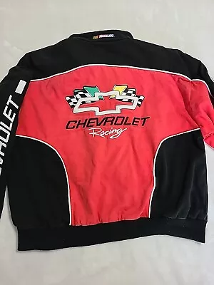 Racing Champions Apparel Chevrolet GM Bowtie XXLarge Jacket Bomber Nascar Red  • $56