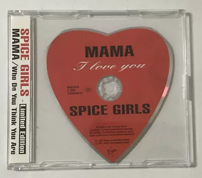 Spice Girls Mama I Love You Mega Rare Heart Shape CD Single Girlpower 1997 • £34.99