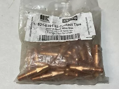 MK PRODUCTS Welding Contact Tips 621-0391 - .035 Wire .044 ID (Pack Of 25) • $39.99