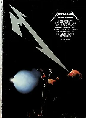 Metallica -Quebec Magnetic-Live In 2009 2-DVD -NEW -Damage Inc/Master Of Puppets • £5.99