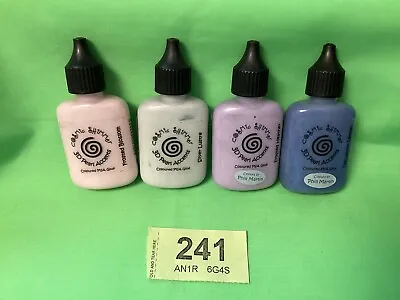 Cosmic Shimmer - 3D Pearl Accents -  4 Bottles - Mixed Colour PVA Glue - LOT 241 • £12