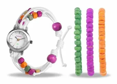 £10.25 • Buy Ladies Friendship Watch By Kahuna Plus Multicoloured Bracelet AKLF-00015LSTK