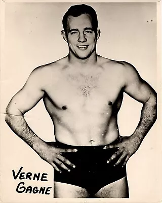 Original Vintage NWA AWA Champion Wrestler Verne Gagne 8 X 10 Photo  • $45