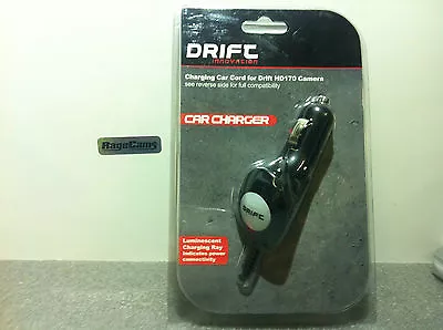 £36.41 • Buy CAR CHARGER For The Drift Innovation HD170 HD Action Cameras