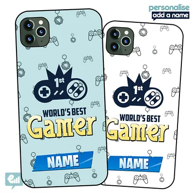 Personalised WORLD'S BEST GAMER Case For IPhone Video Games Phone Cover Gift • £5.29