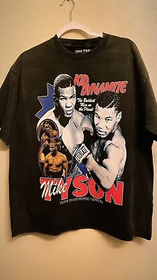 Mike Tyson Vintage Washed Tee Shirt Sz Medium • $34.99