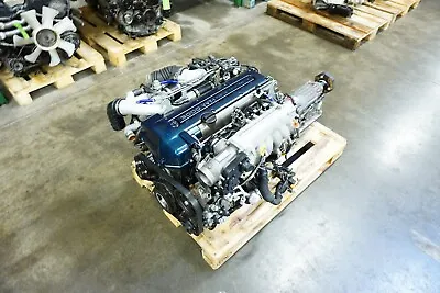 JDM Toyota 2JZ-GTE 3.0L DOHC Twin Turbo VVTi Engine Transmission ECU Supra • $6999