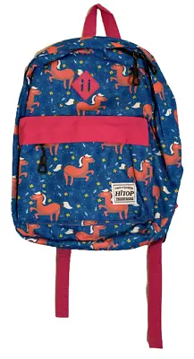 Orange Pony Blue Backpack Pink 15 X 10.5 X 4 NWOT • $19.76