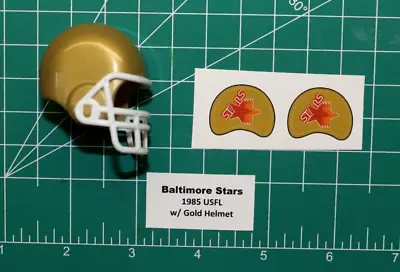 1985 Baltimore Stars USFL *DIECUT DECALS* & Football Gumball Helmets Miniature • $5.99