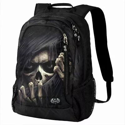 £44.99 • Buy SPIRAL DIRECT GRIM RIPPER BACK PACK  WITH LAPTOP POCKET BAG/Unisex/Skull