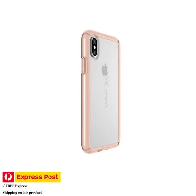 $35.95 • Buy Genuine Speck GemShell Phone Case IPhone X / Xs - Clear/Rose Gold - Express Post