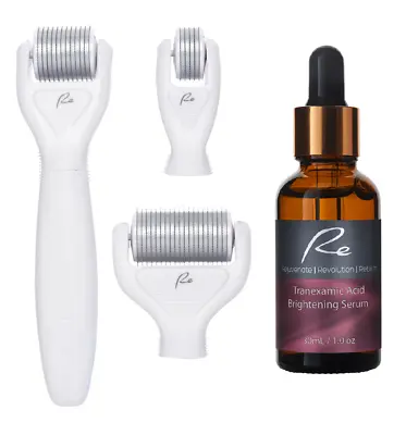 $79.95 • Buy Micro-Needle Face & Body DERMA ROLLER 3 PIECE SET & Tranexamic Acid Serum 30ml