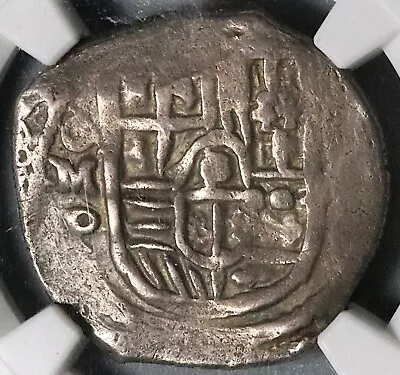 1653-Mo NGC VF 25 Mexico 2 Reales Cob Philip IV Colony Coin POP 1/0 (23040601D) • $550