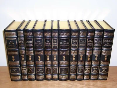 Easton Press GREEK CLASSICS 12 Volumes Homer Plato Aristotle Aesop • £1777.58