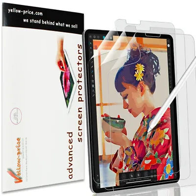 3-Pack Screen Protector For IPad Air 5/4  Pro 11 12.9 Inch All Models Face ID • $8.54