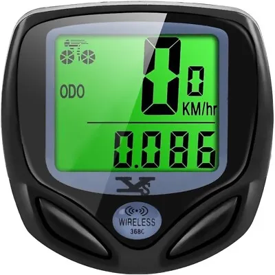 Bicycle Speedometer And Odometer Wireless Waterproof Cycle Bike Computer With LC • $18