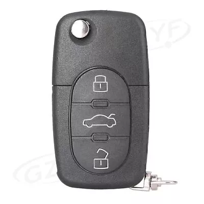 1x Remote Key Fob Case Shell Blade HAA For Audi A2 A3 A4 A6 A8 TT 3 Buttons • $11.70