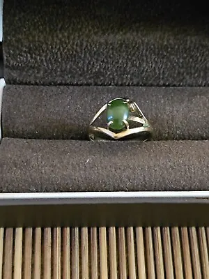 14k Jadeite Ring (Vintage) • $135